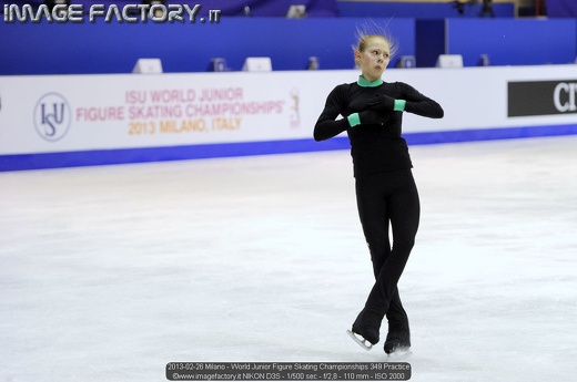 2013-02-26 Milano - World Junior Figure Skating Championships 349 Practice